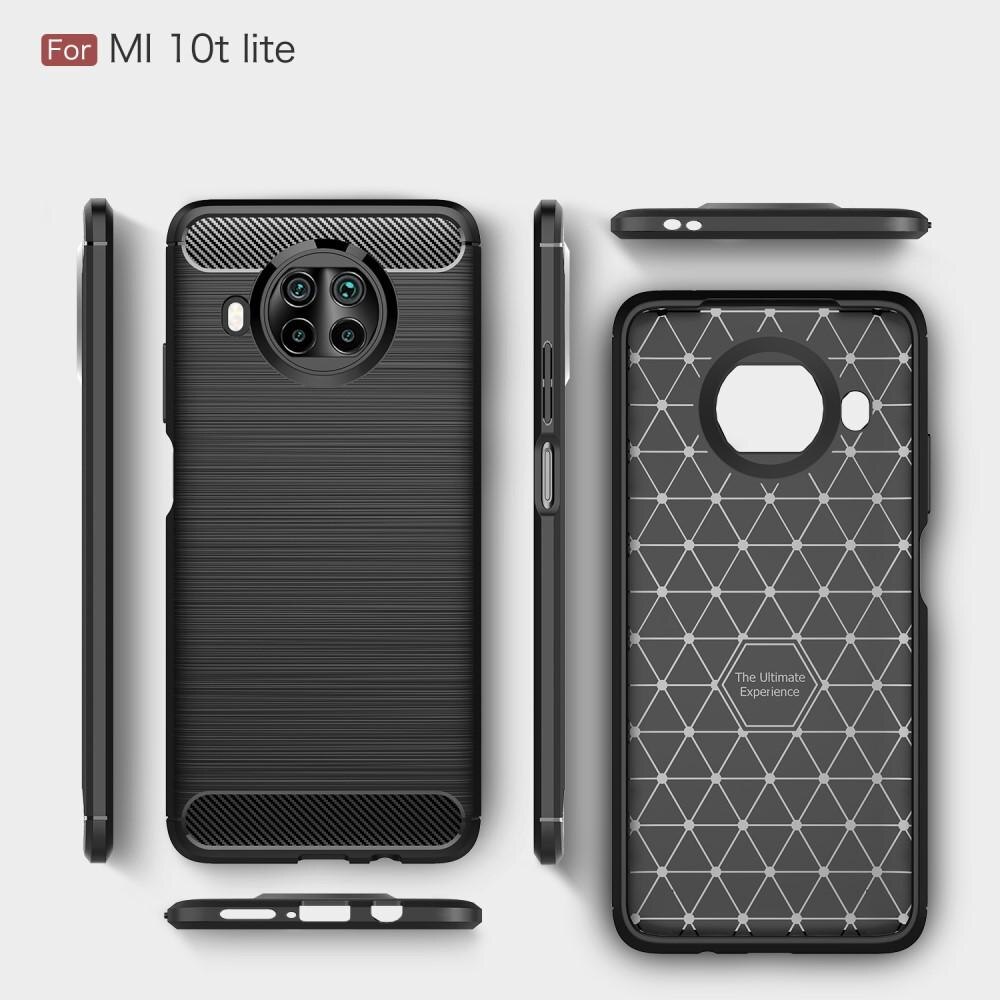 Brushed TPU Deksel  Xiaomi Mi 10T Lite 5G Black