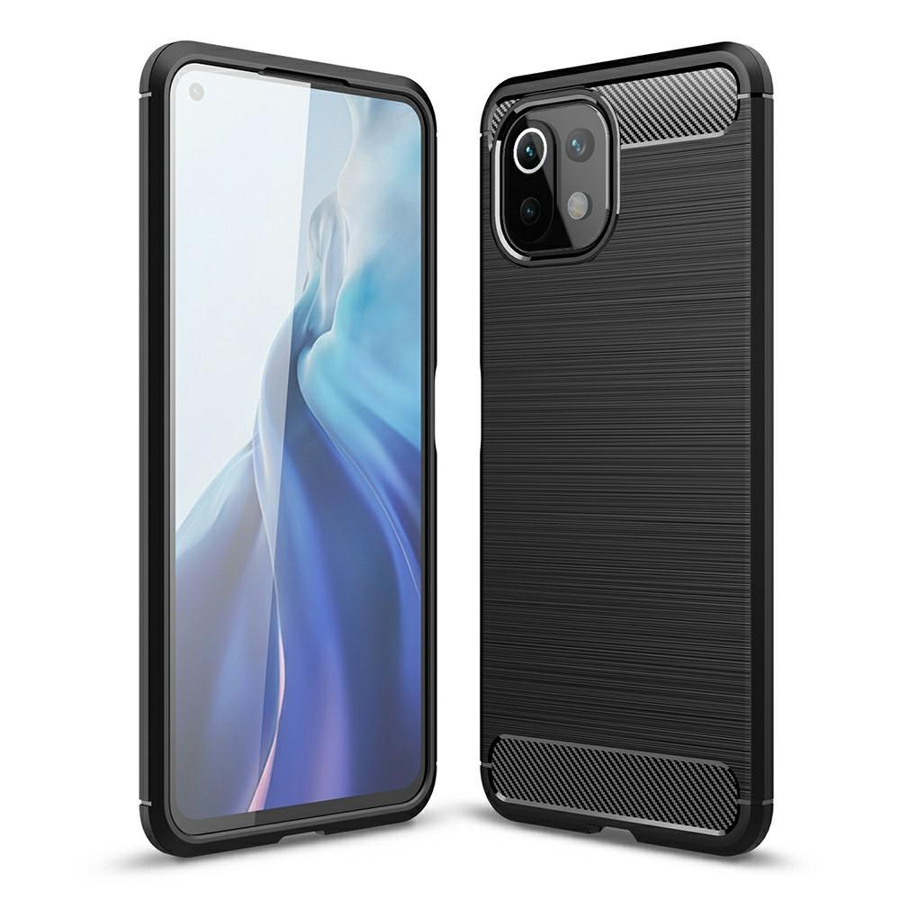 Brushed TPU Deksel Xiaomi Mi 11 Lite 5G Black