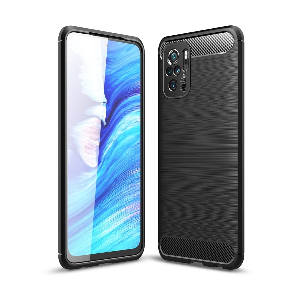 Brushed TPU Deksel Xiaomi Redmi Note 10 Black