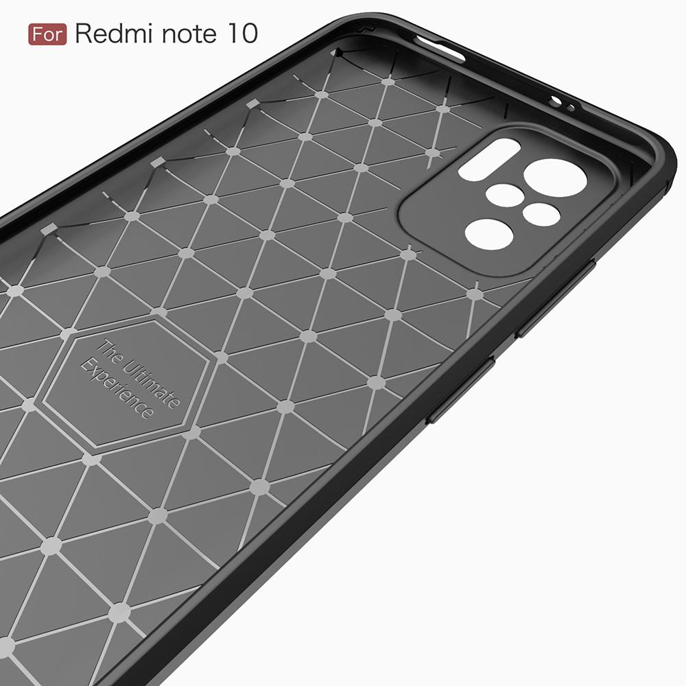 Brushed TPU Deksel Xiaomi Redmi Note 10 Black