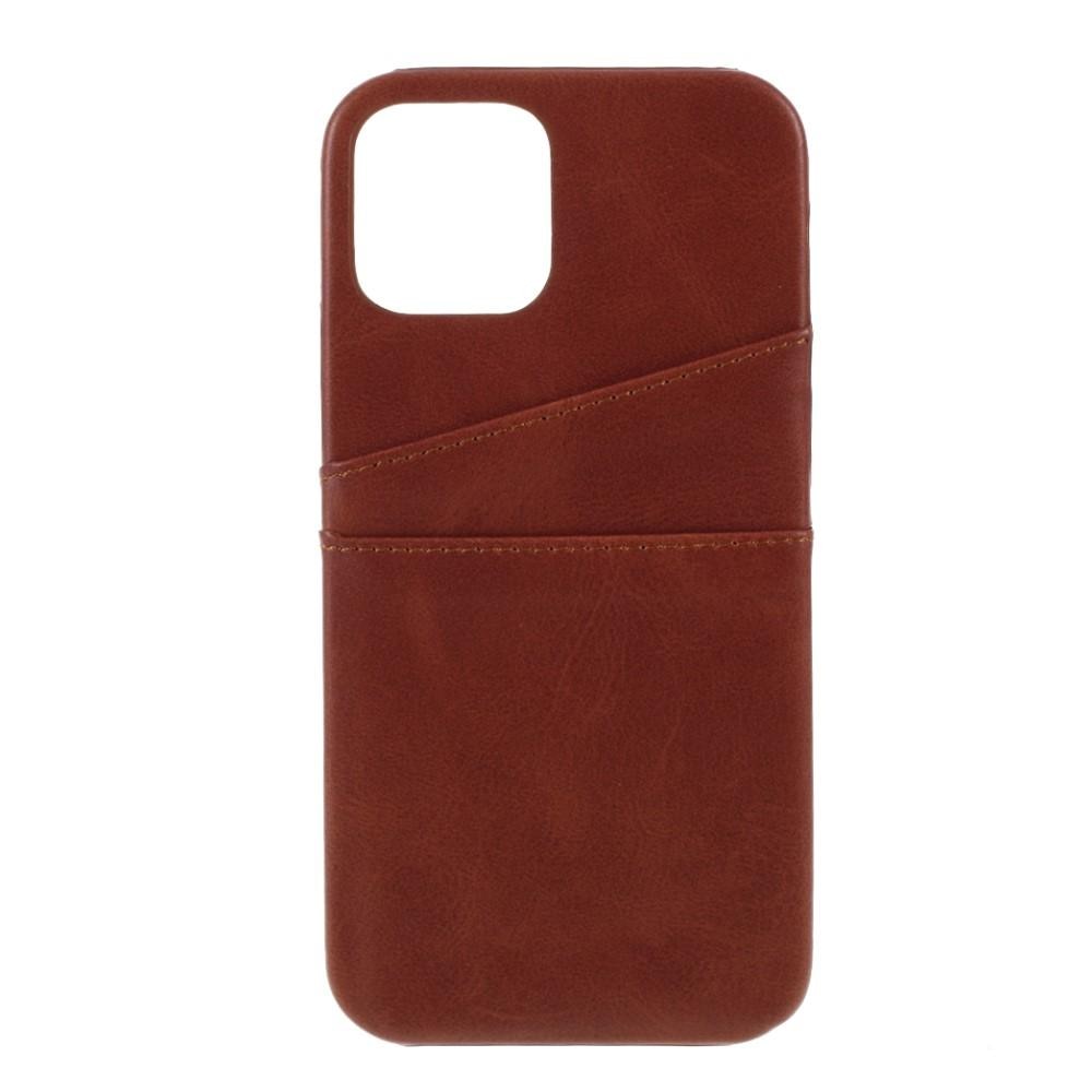 Card Slots Case iPhone 12 Pro Max brun