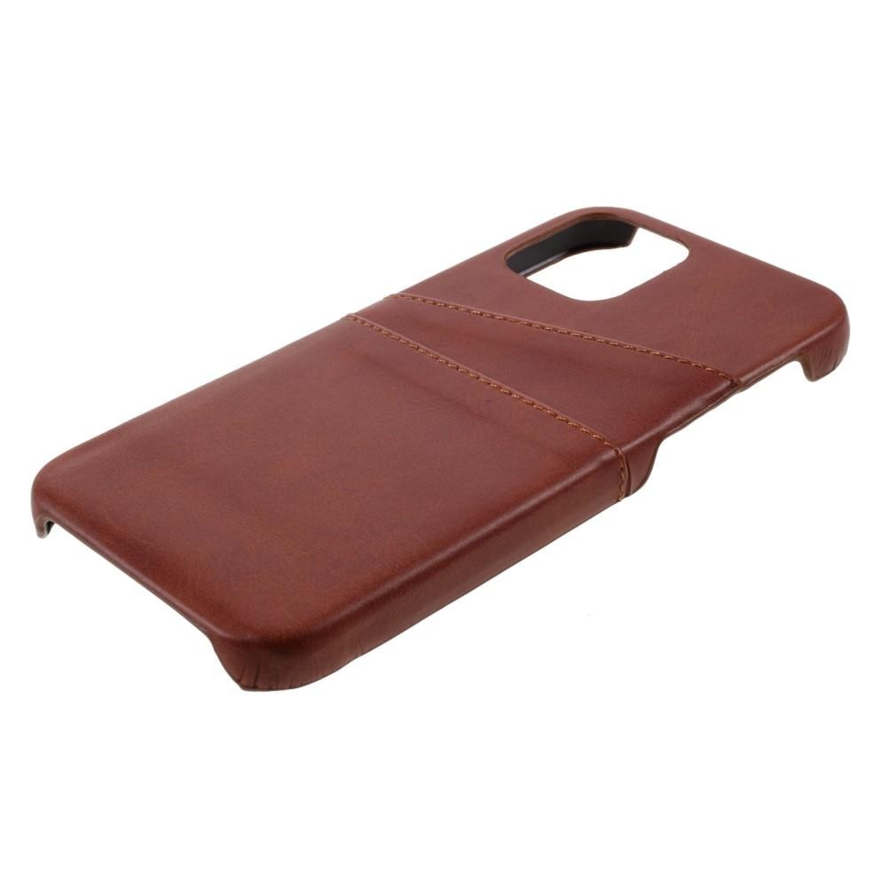 Card Slots Case iPhone 12 Pro Max brun