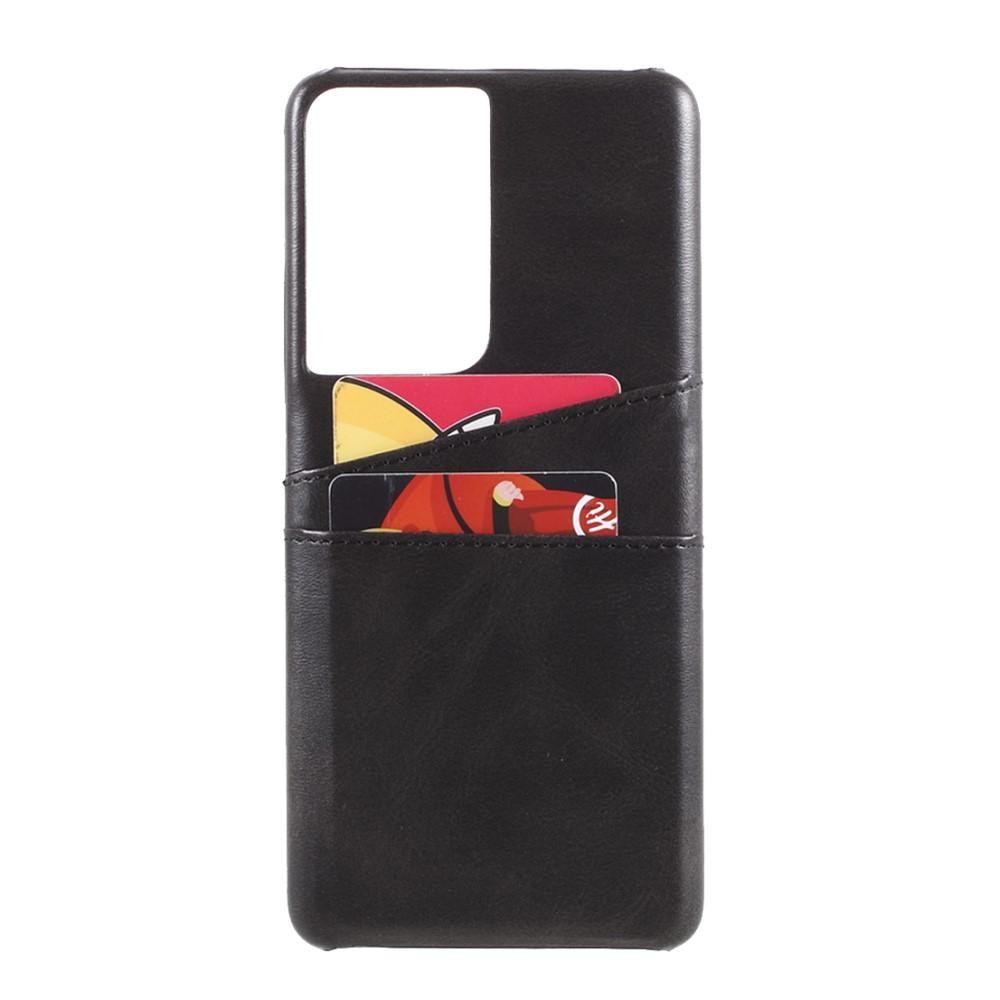 Card Slots Case Samsung Galaxy S21 Ultra svart