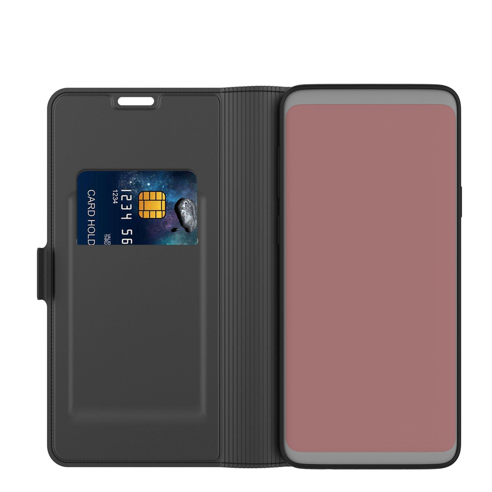 Slim Card Wallet Galaxy S21 Plus svart