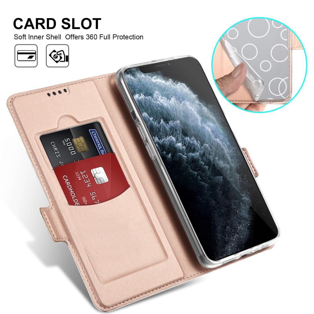 Slim Card Wallet iPhone 12/12 Pro rosegull