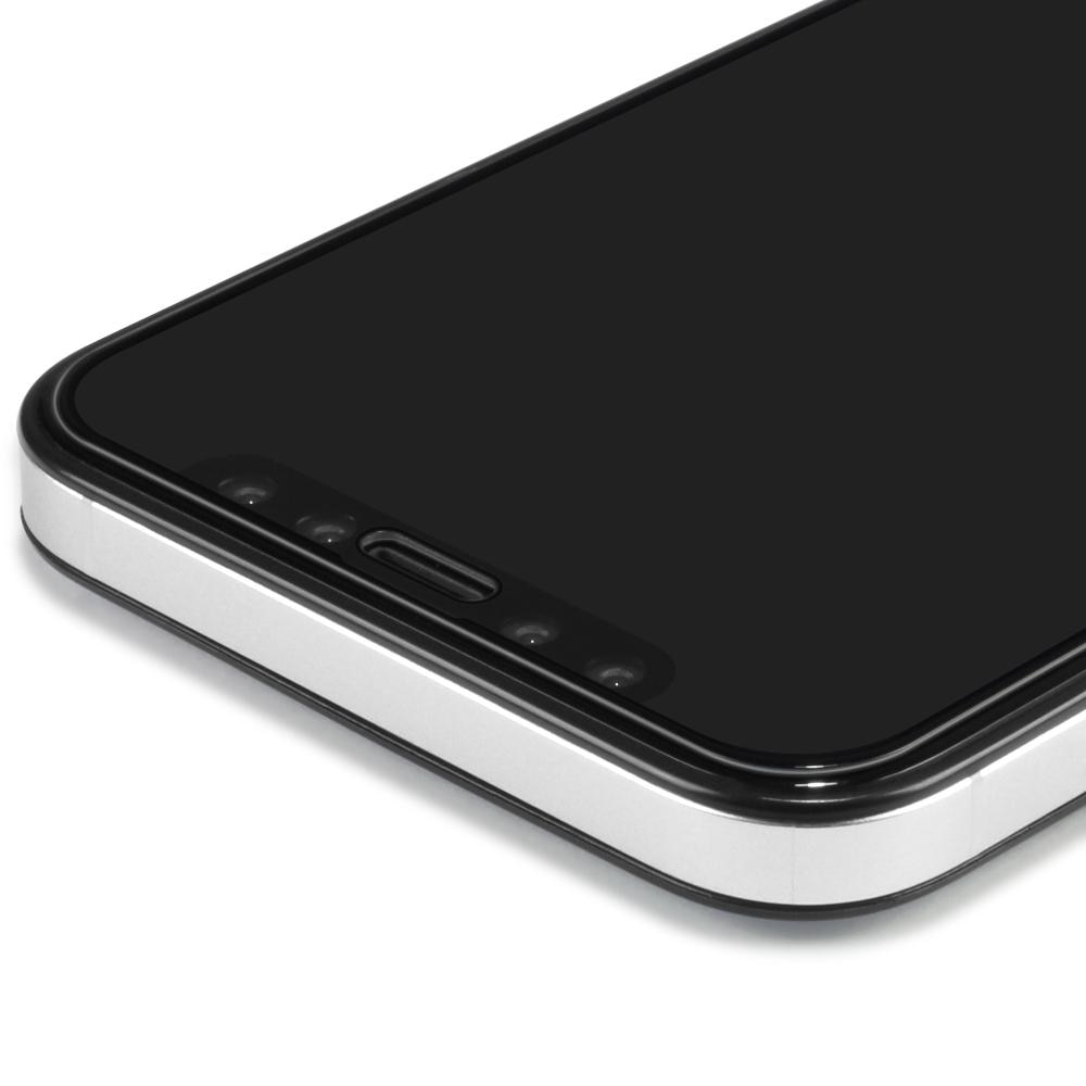 Tempered Glass Skjermbeskytter iPhone 12 Mini svart