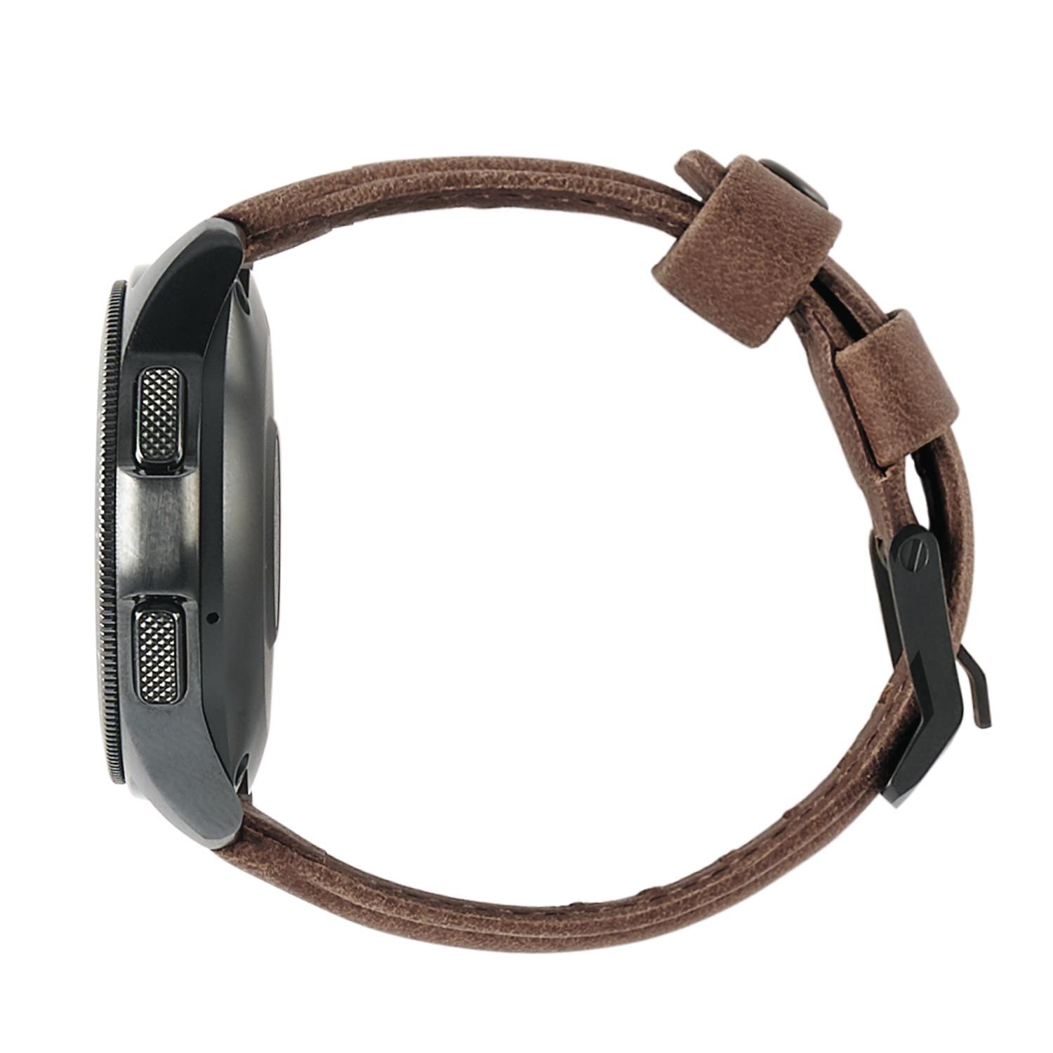 Leather Watch Strap Galaxy Watch Active/42mm Brown