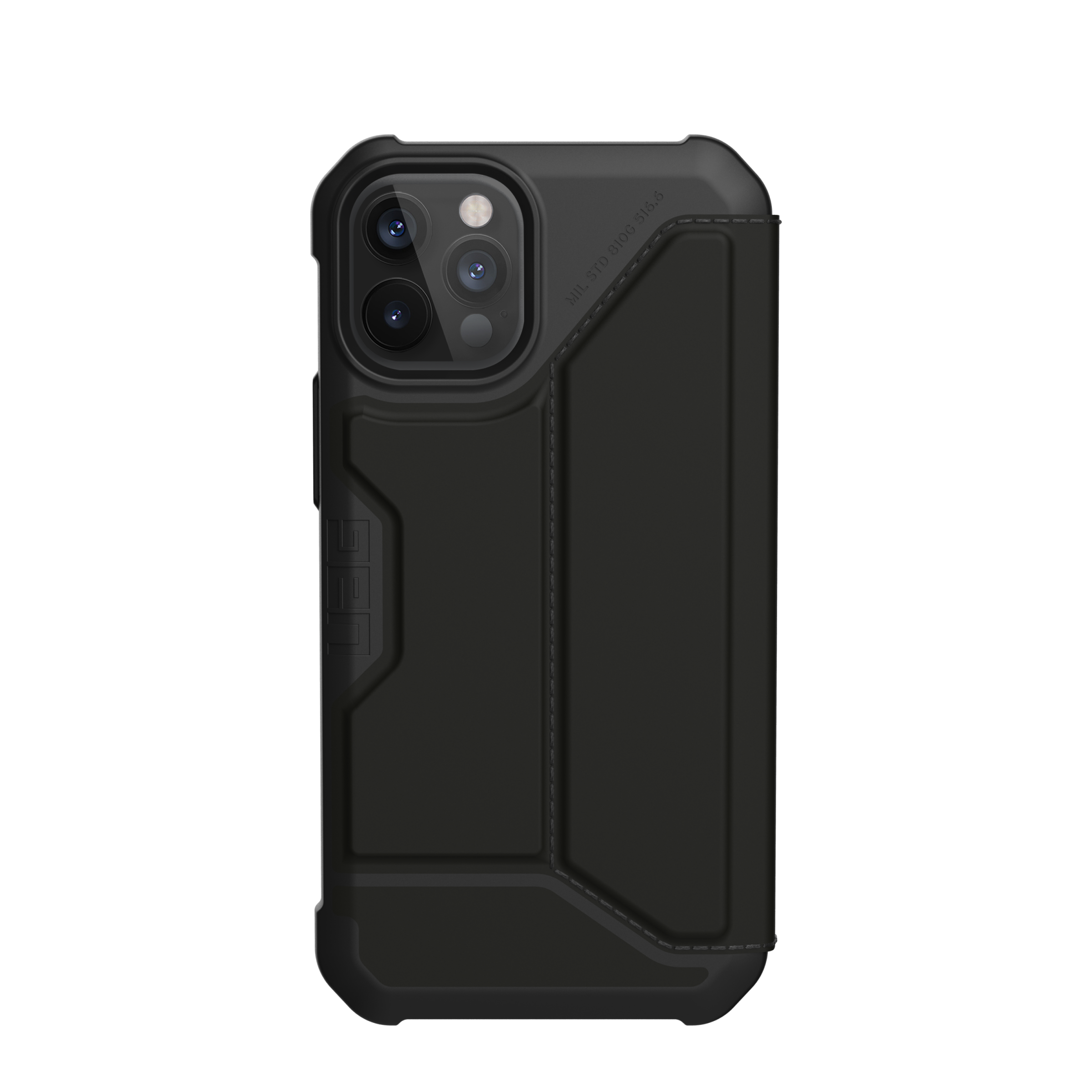 Metropolis Wallet Case iPhone 12 Pro Max Satin Black
