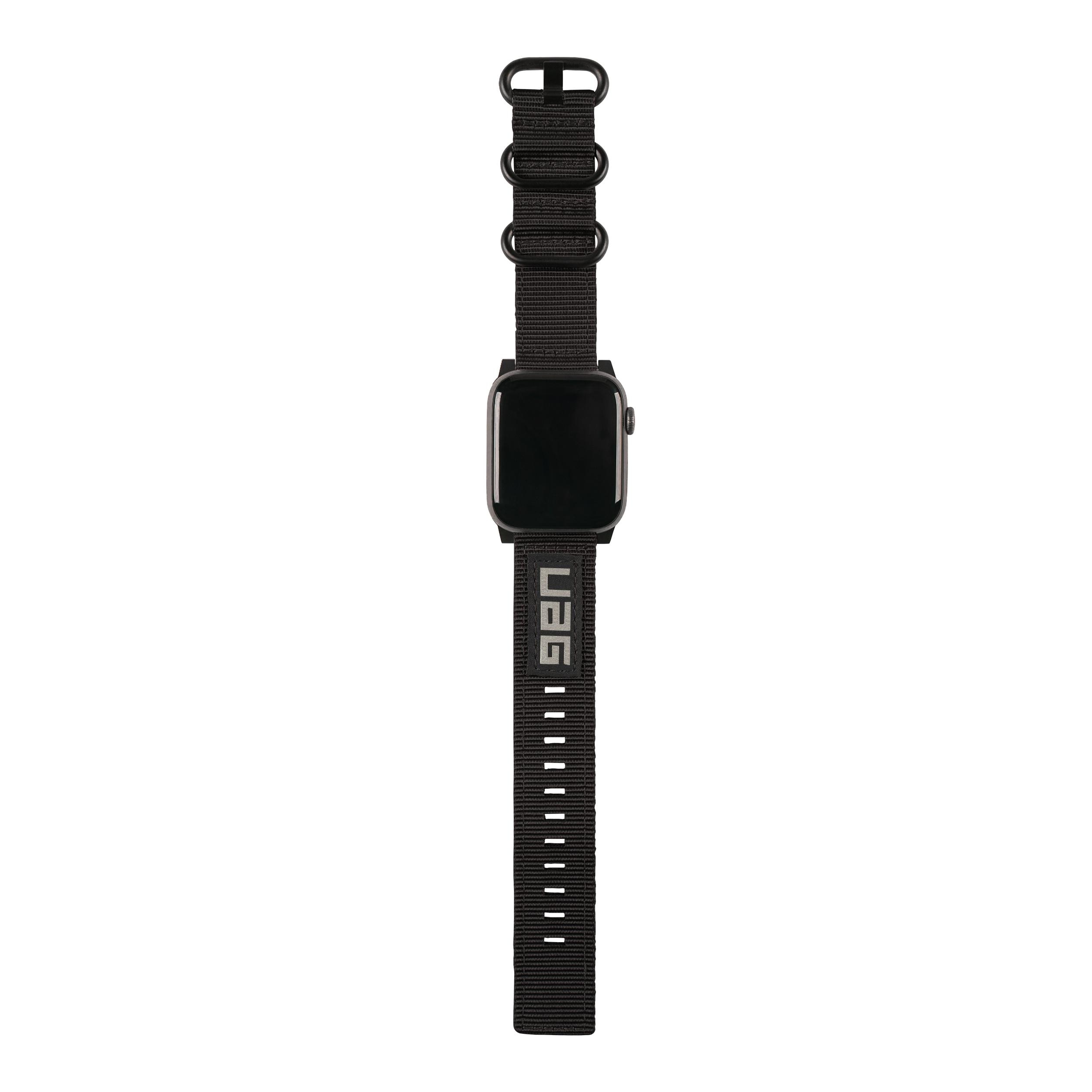 Nato Eco Strap Apple Watch 45mm Series 7 Black