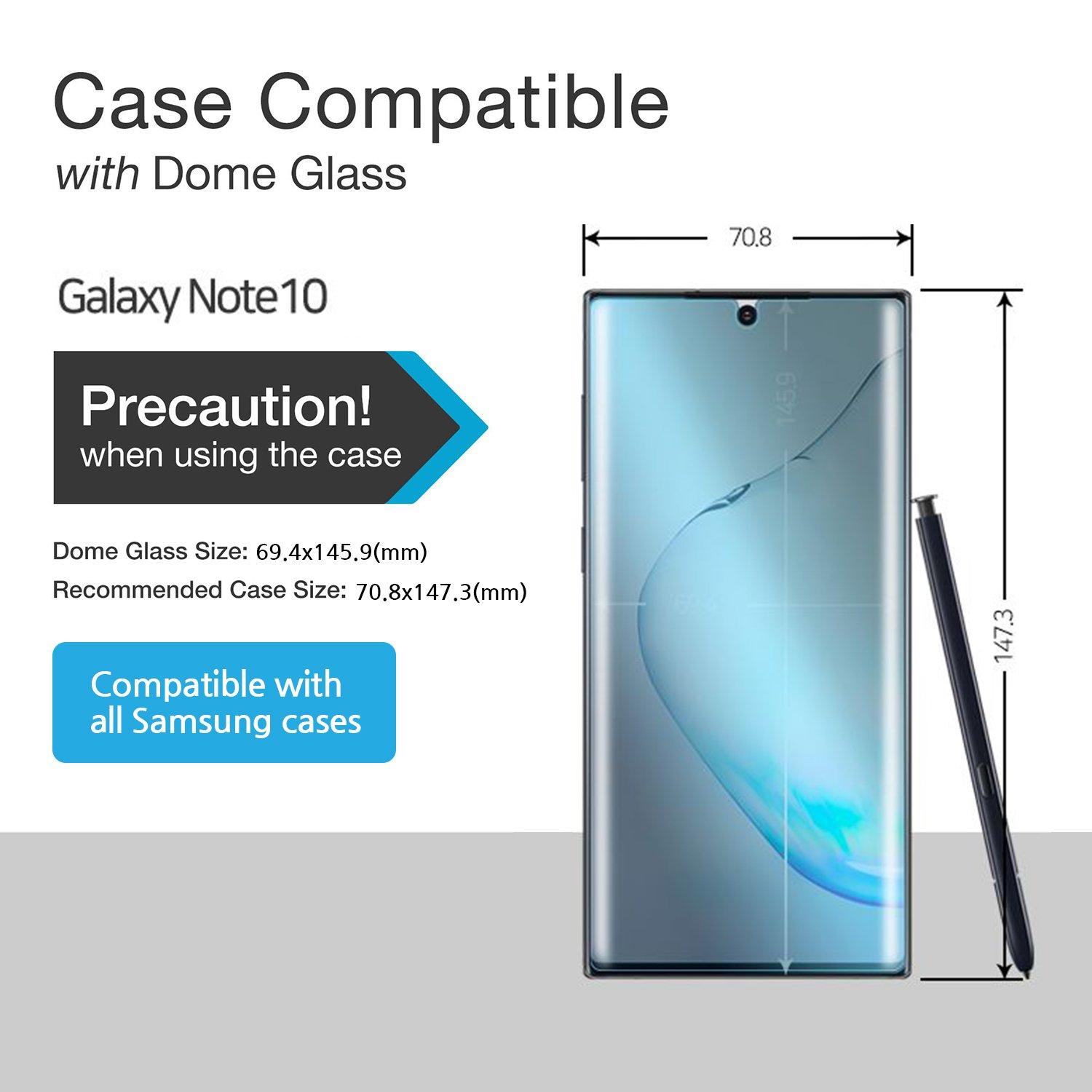 Dome Glass Screen Protector Galaxy Note 10