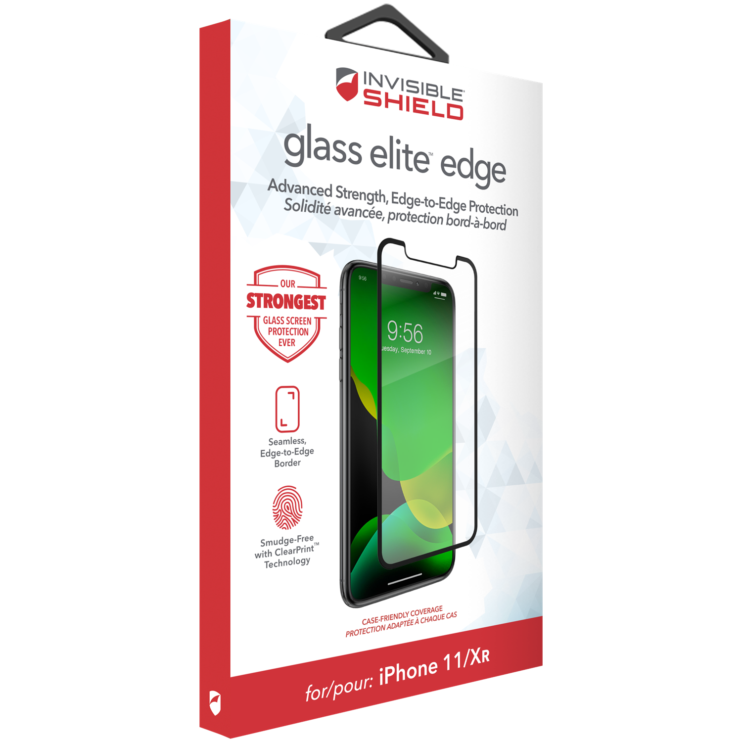 InvisibleShield Glass Elite Edge iPhone 11/XR Black