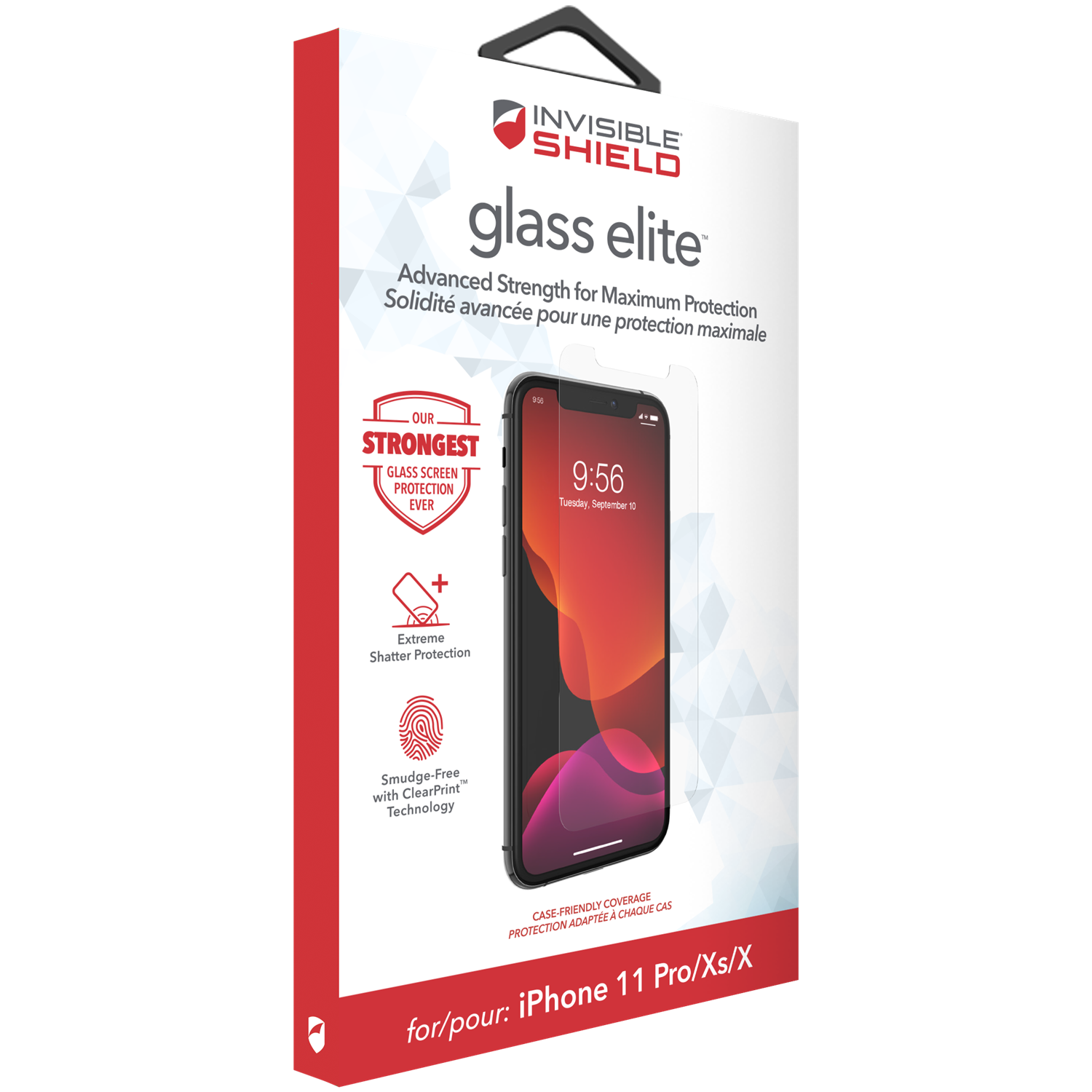 InvisibleShield Glass Elite iPhone X/XS/11 Pro